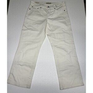 Lucky Brand Crop Jeans Easy Rider Women’s Size 6/28 Cream Colored Denim